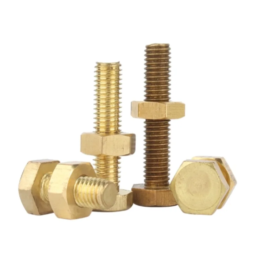 Brass Screw and Nut Combination Screw