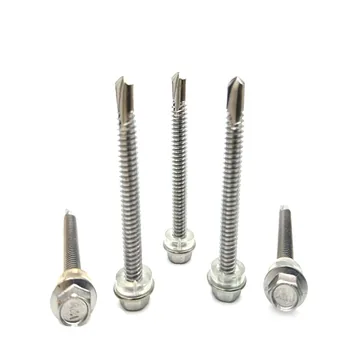 Stainless Steel Hexagonal Drill Screw