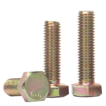 Yellow Zinc Plated Hex Head Bolt | Grade 8.8/10.9