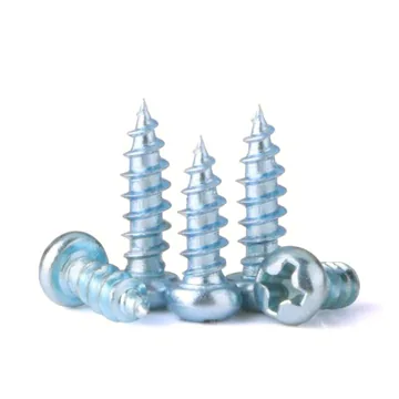 Carbon steel Cross pan head self tapping screws