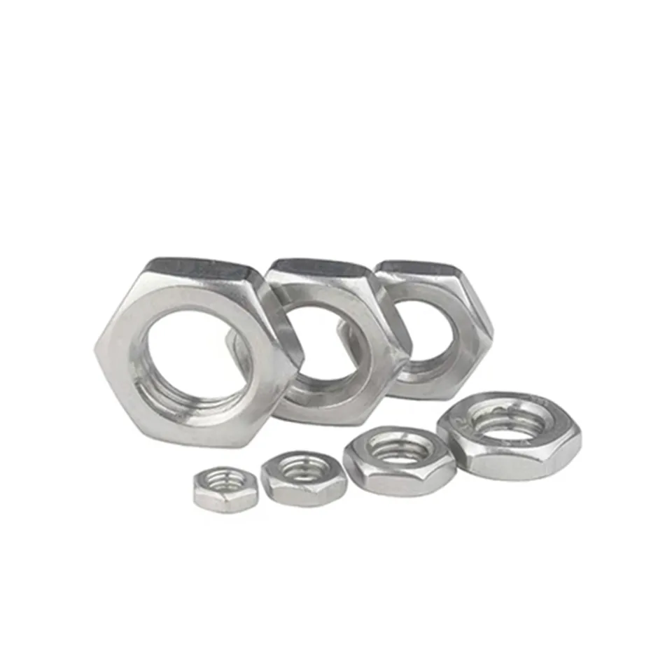 Stainless Steel Hexagon Thin Nut